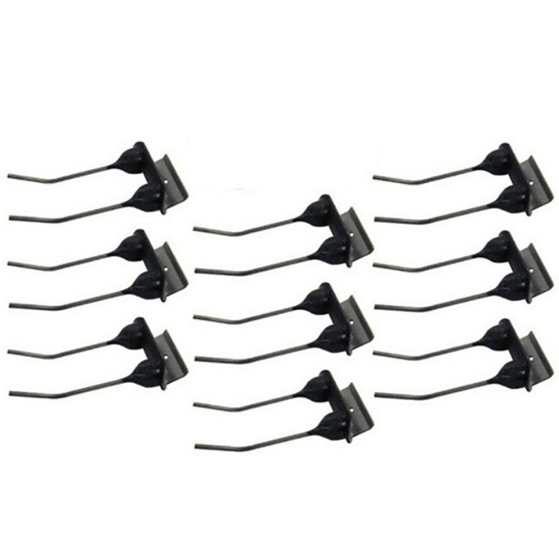 1059176M1 Pack of 9 (Nine) 2 Prong Rubber Mounted Tooth fits Vermeer 555Xl 604J