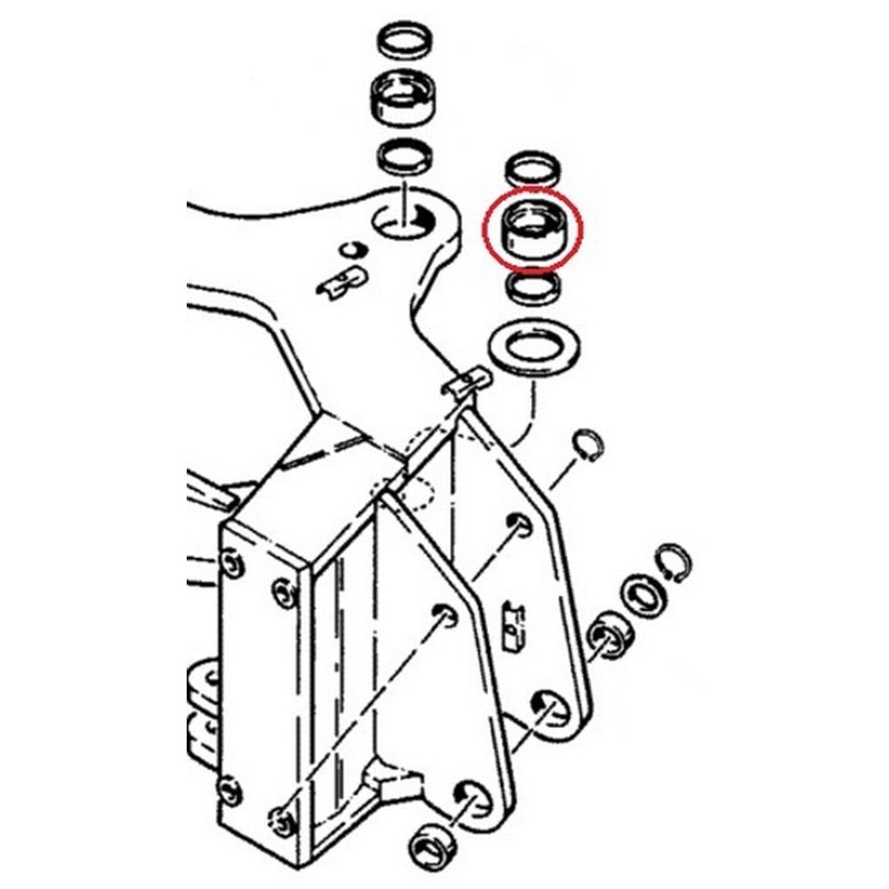 Bushing Fits Case/International Harvester Replaces D135556