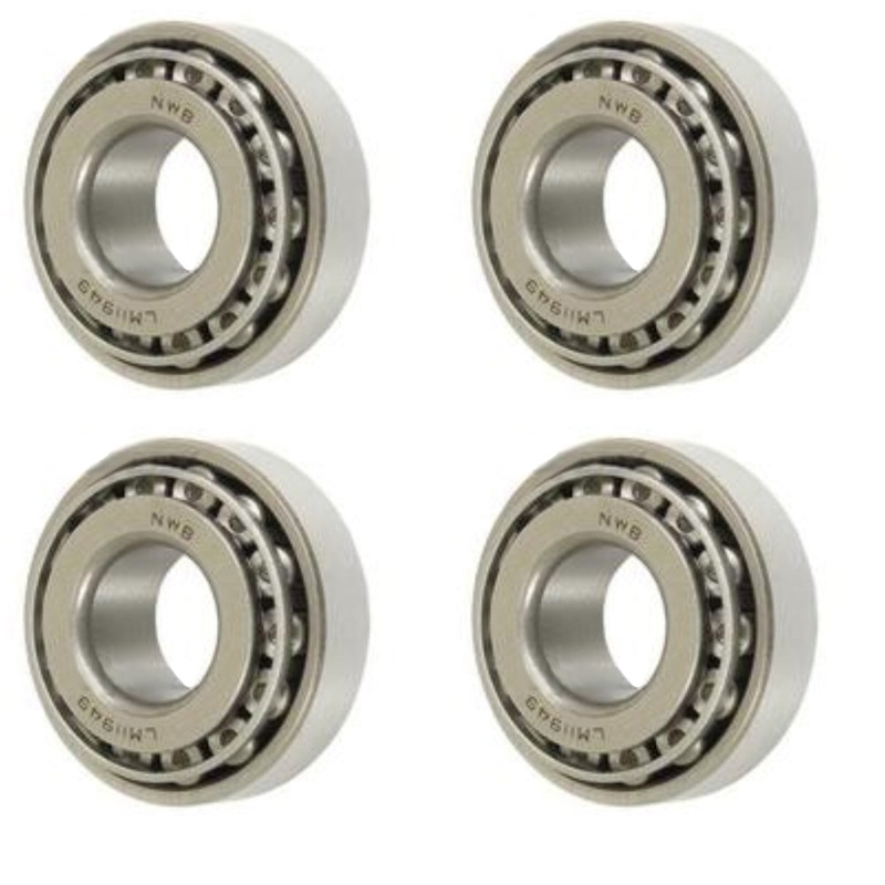 Qty. 4: Bearing Cone & Cup Fits Cub Cadet Replaces 118-5275