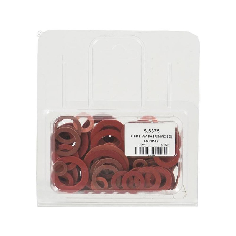 S.6375 Vulcanised Fibre Washer, ID: 1/4 – 1”, OD: 7/16 – 1 3/8”