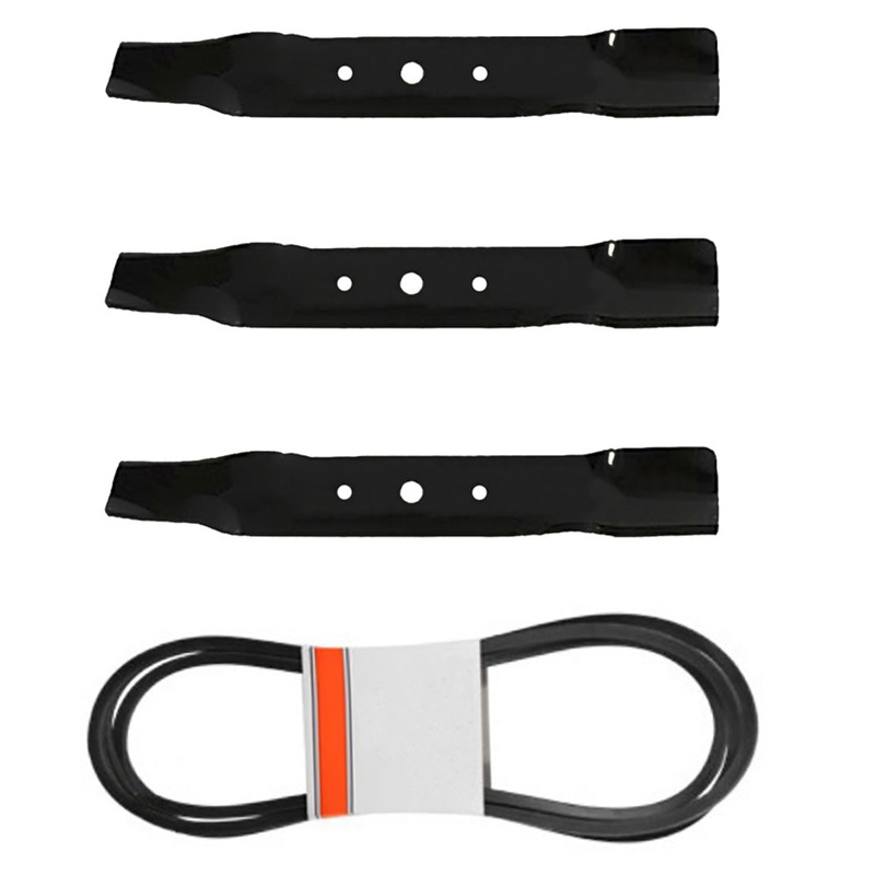 GX20250 Deck Kit Belt & Two Blades GY20568 For John Deere 48 Deck  L120 L130