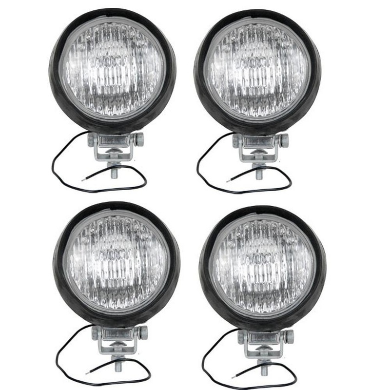 Qty 4: Headlamp with H3 Bulb Fits Bobcat Replaces L755H12V_x4