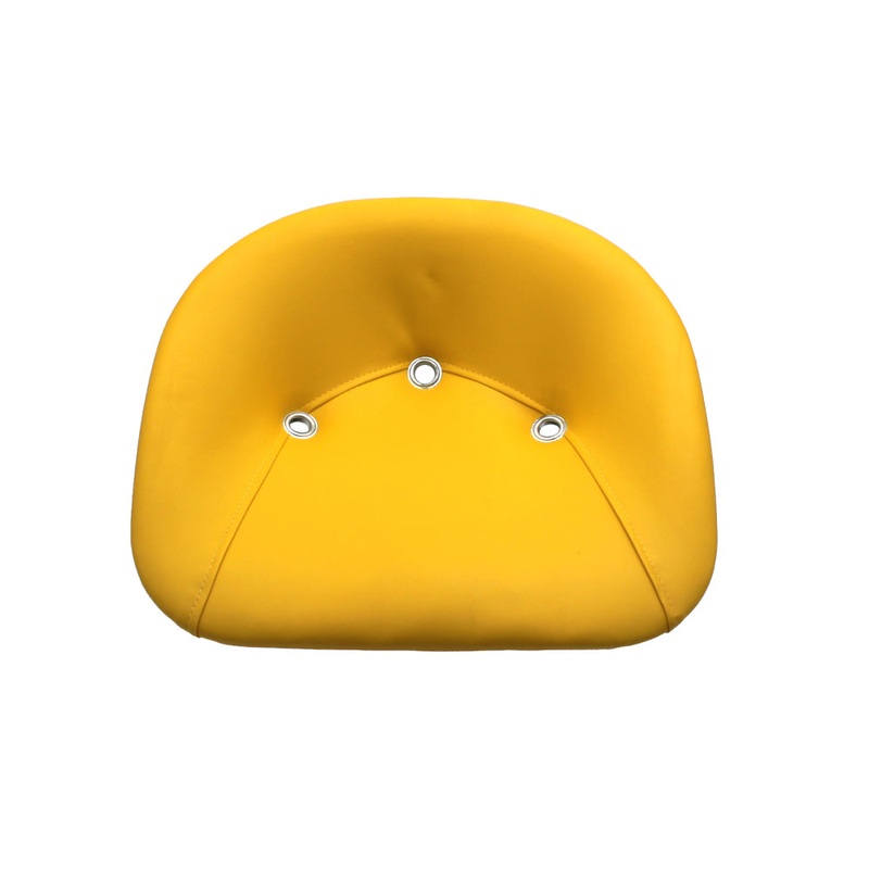 Yellow Padded Pan Seat Fits Universal Products Replaces TS1200YEL
