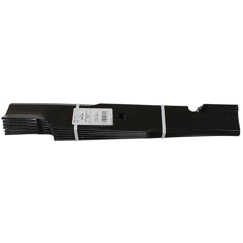 340-158-6 Notched Air-Lift Blade Shop Pack – Fits Exmark; Fits Gravely