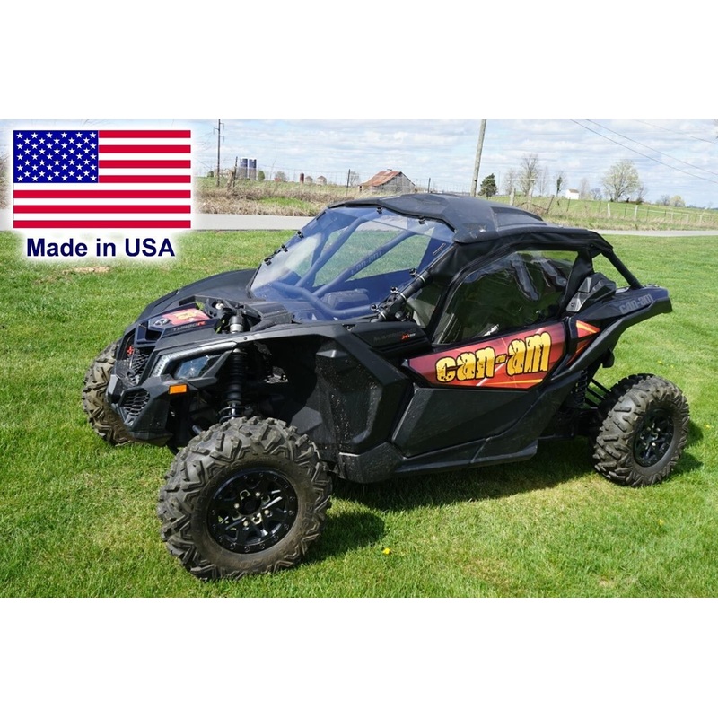Can Am Maverick X3 Full Enclosure – HARD WINDSHIELD, Doors, Rear Window, & Roof