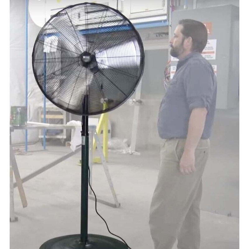 24 Oscillating Pedestal Fan – 7435 CFM – 120 Volts – 3 Speed – Indoor & Outdoor