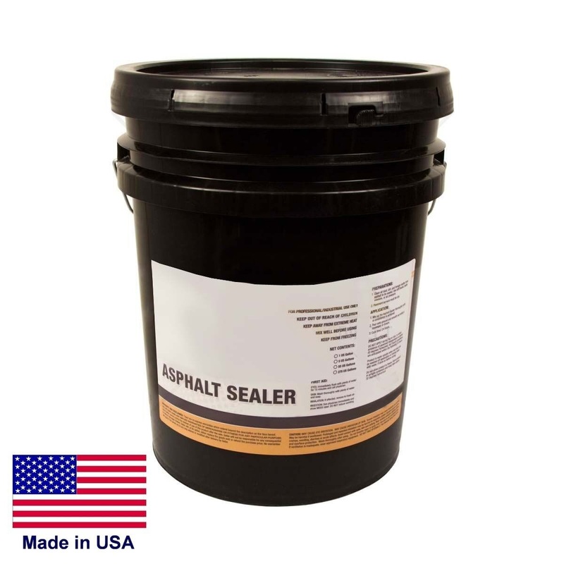 5 Gallon Asphalt Emulsion – Driveway Sealer – Drys in 24 Hours – Commercial Duty