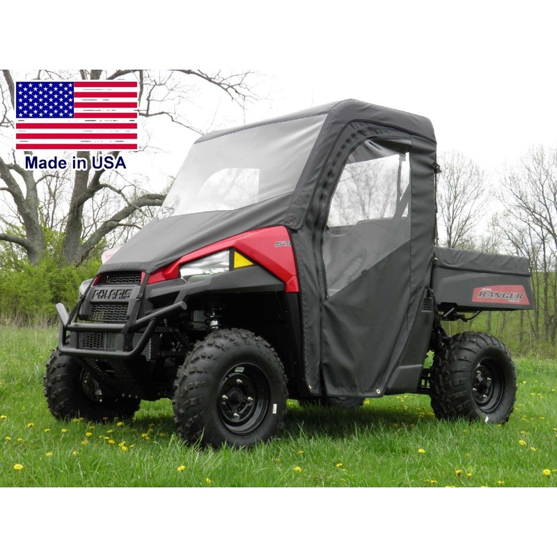 570 Polaris Ranger Full Enclosure – VINYL WINDSHIELD, Roof, Doors, Rear Window