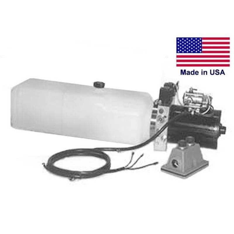 COMMERCIAL Hydraulic DC Power Unit – 4 Way Function – Horizontal Mount 0.86 Gal
