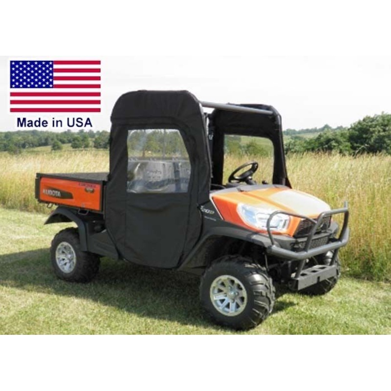 DOORS for Kubota RTV X1120D / X900 – Soft Material – Acrylic