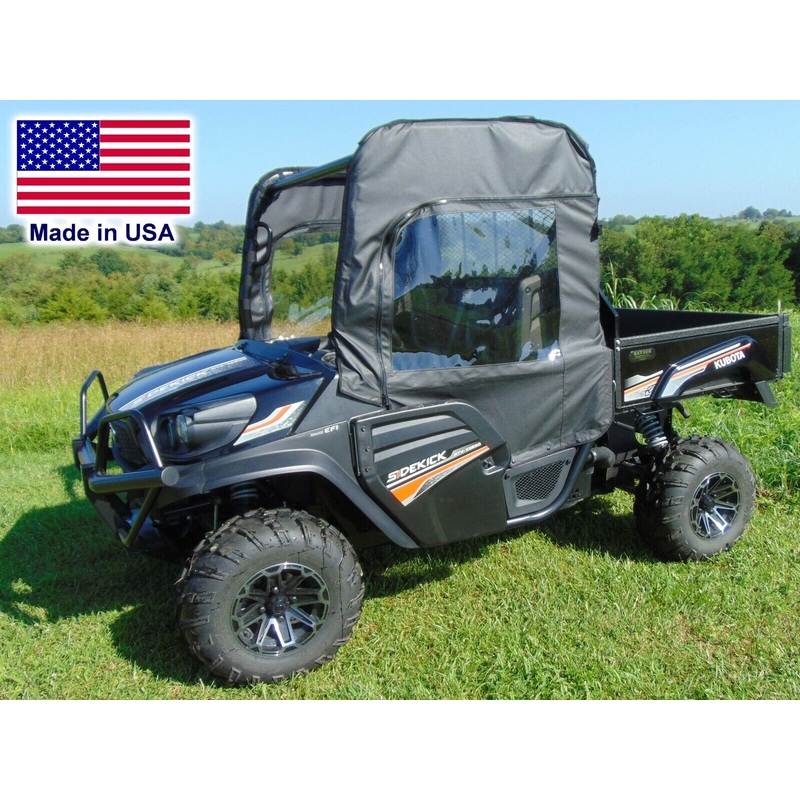 DOORS for Kubota Sidekick RTV XG850 – Soft Material – Vinyl Windows