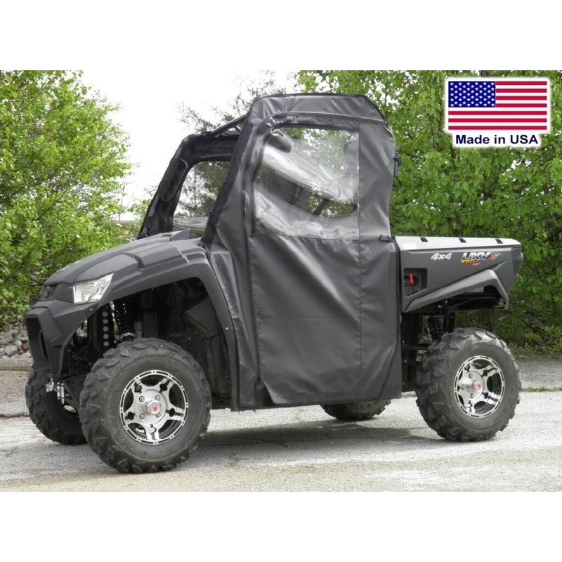 DOORS for Kymco 450 – Soft Material – Vinyl Windows – Withstands Highway Speeds