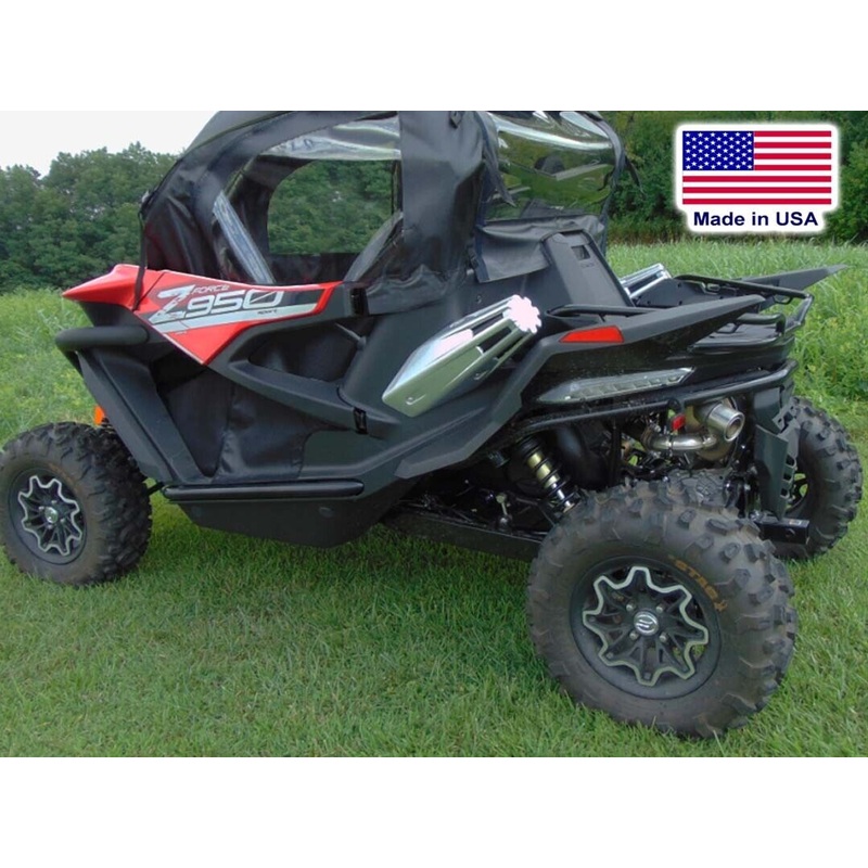 DOORS & REAR WINDOW for CF Moto ZForce 950 – Soft Material – Vinyl Windows