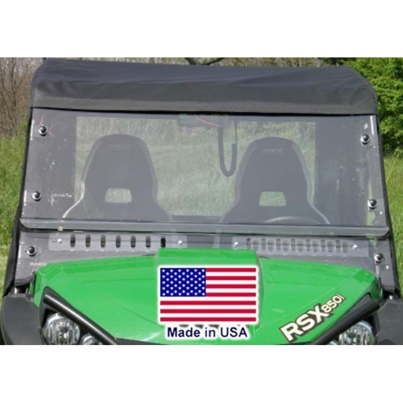 HARD WINDSHIELD for John Deere Gator RSX/XUV/HPX –  Withstands Highway Speeds