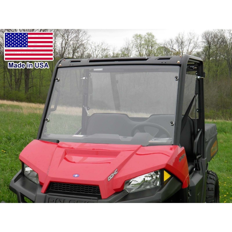 Hard Windshield for Polaris Ranger 570 Mid Size – Commercial – Polycarbonate