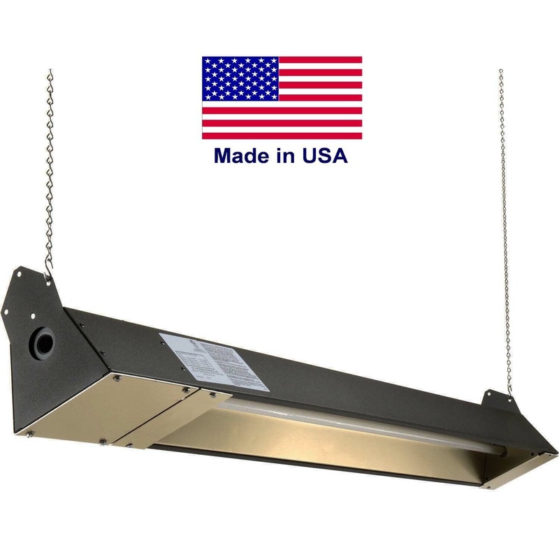Infrared Heater – 5120 BTU – 120 V – 260 Sqft – Indoor Outdoor – Quartz – Brown