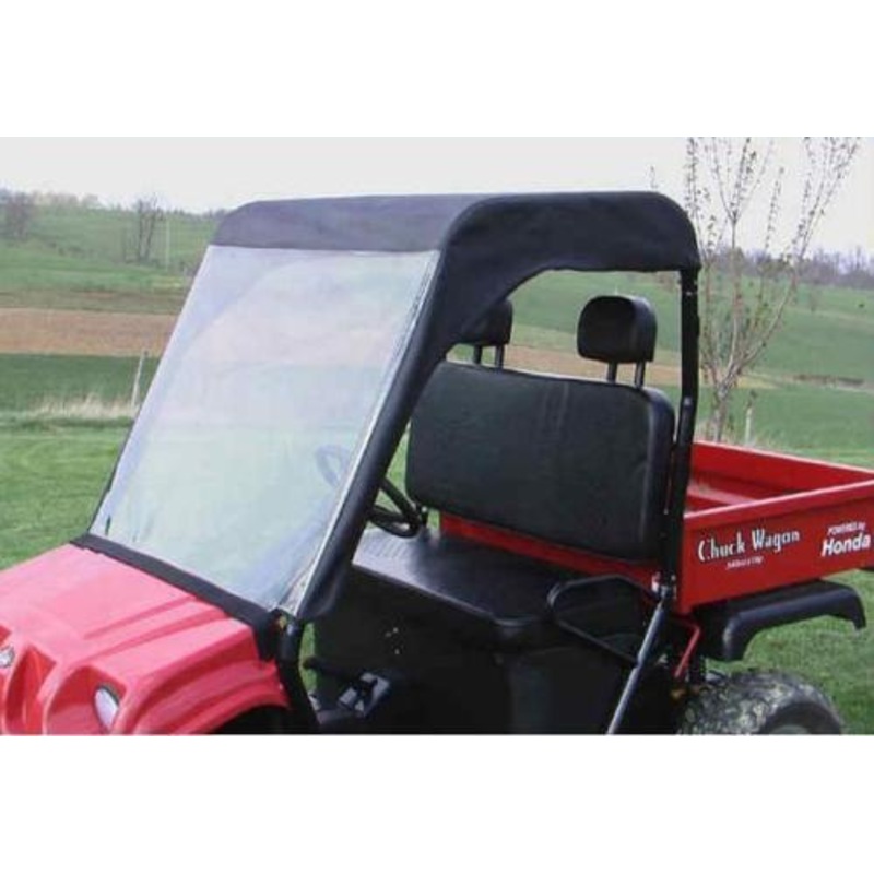 ROOF and VINYL WINDSHIELD for Brister’s Chuck Wagon – Soft Top – Soft Window