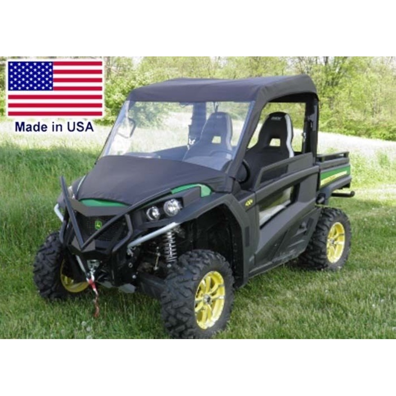 VINYL WINDSHIELD & ROOF for John Deere Gator RSX / XUV  / HPX – Soft TOP