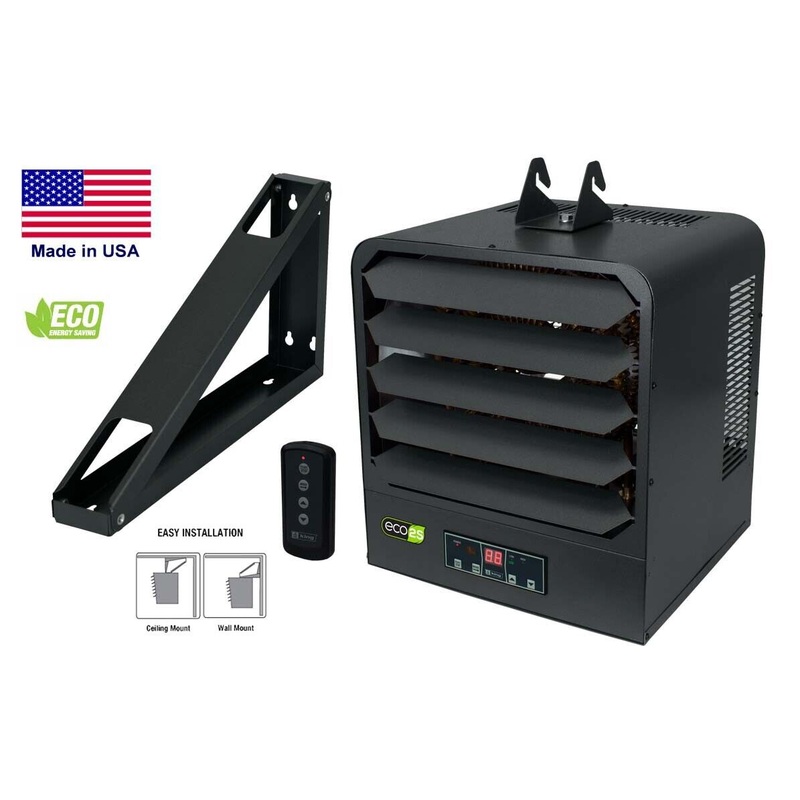 Wall Mount Electric HEATER – 25600 Btu – 208/230 V – 1 Ph – 600 CFM – 700 sqft