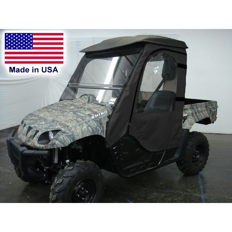 Yamaha Rhino Full Enclosure – HARD WINDSHIELD – Doors – Rear Window – Soft Top