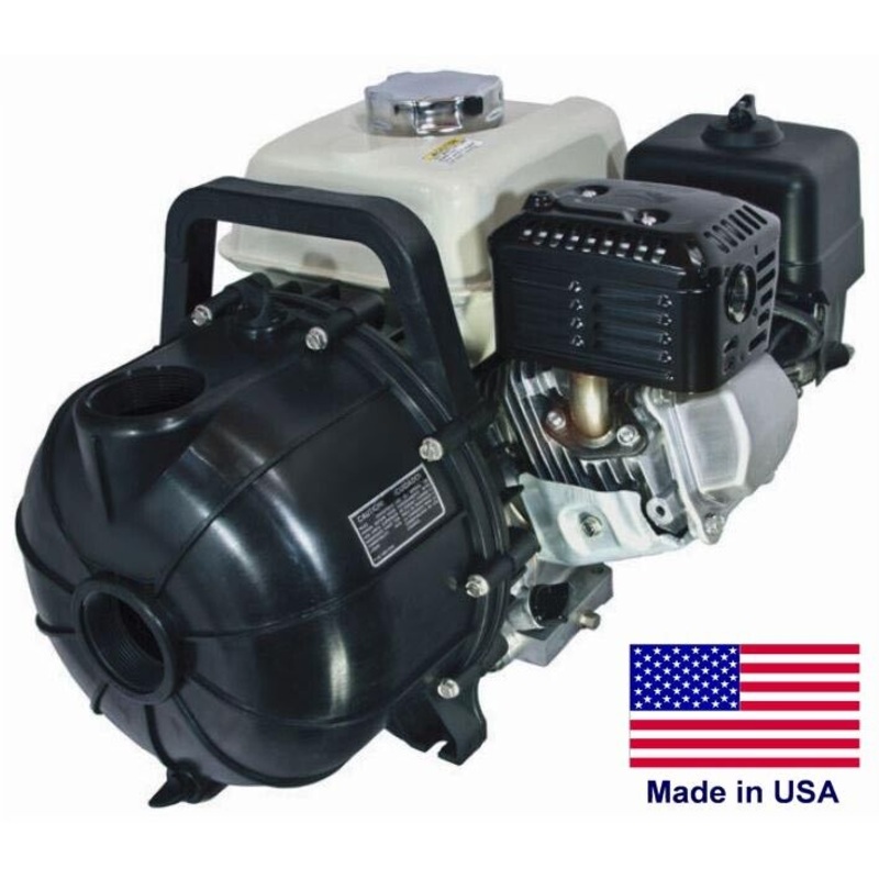 2 Centrifugal Water Pump – Gas – 200 GPM –  4.8 HP – 56 PSI – Self Priming
