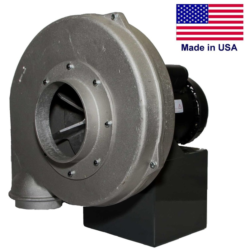 ALUMINUM CENTRIFUGAL BLOWER – 865 CFM – 115/230 V – 1 Ph – 1 Hp – 7 In / 6 Out