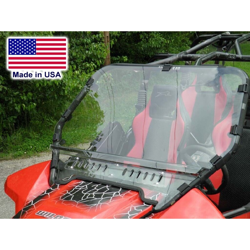 Arctic Cat Wildcat 4 VENTED HARD WINDSHIELD – Polycarbonate – Highway Safe