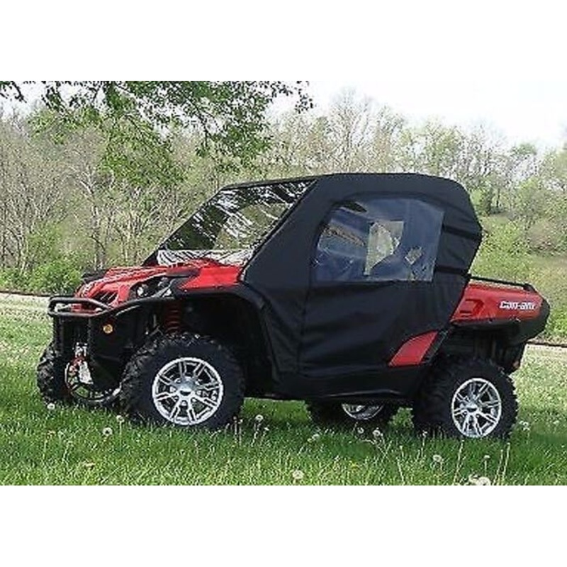 Can Am Commander Full Enclosure – HARD WINDSHIELD, Doors, Rear Window, and Roof