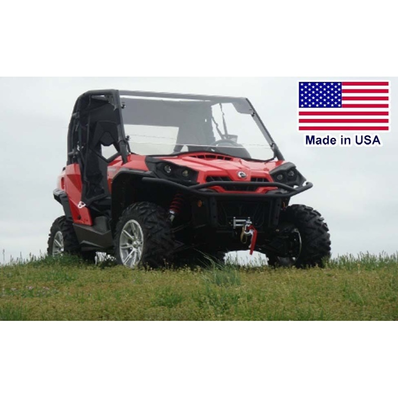 Can Am Commander Mini Enclosure – HARD WINDSHIELD, Roof, and Rear Window