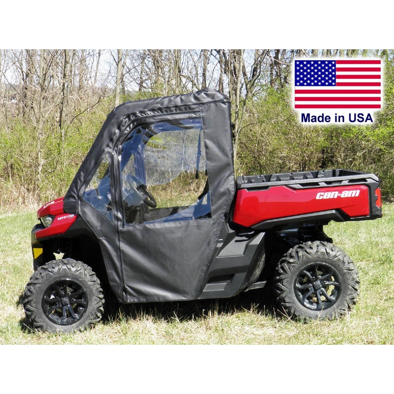 DOORS for Can Am Defender – Soft Material – Vinyl Windows