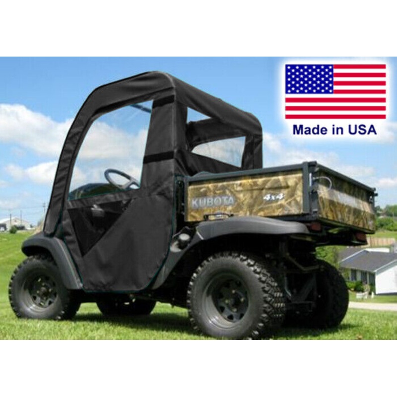 Doors & Rear Window for Kubota RTV 500 – Puncture Proof – Soft Material