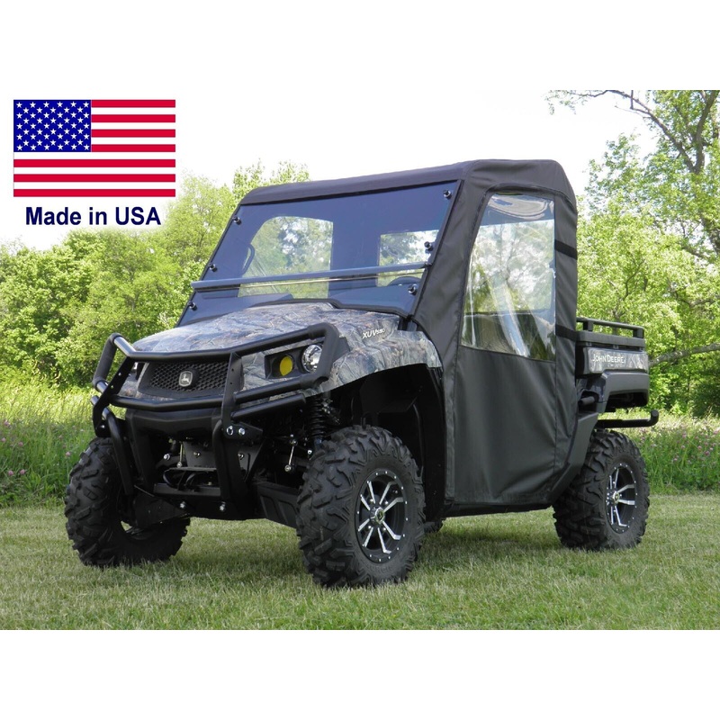 FULL ENCLOSURE for John Deere XUV – HARD WINDSHIELD – Doors – Roof – Rear Window