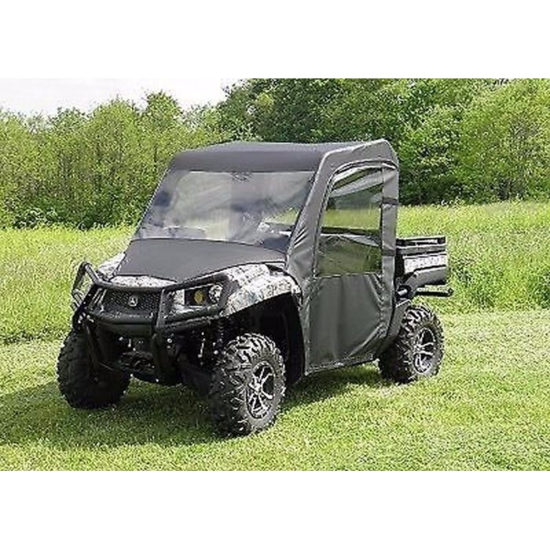 FULL ENCLOSURE for John Deere XUV – VINYL WINDSHIELD, Doors, Roof & Rear Window