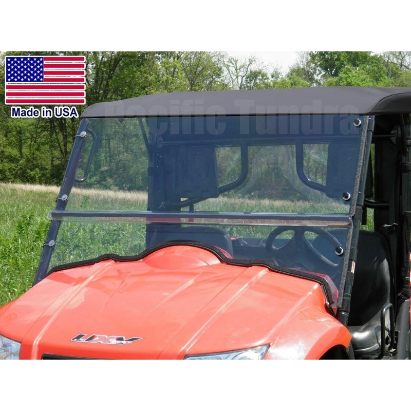 Half Cab for Kymco 500 – HARD WINDSHIELD, Roof & Rear Window – Soft Material