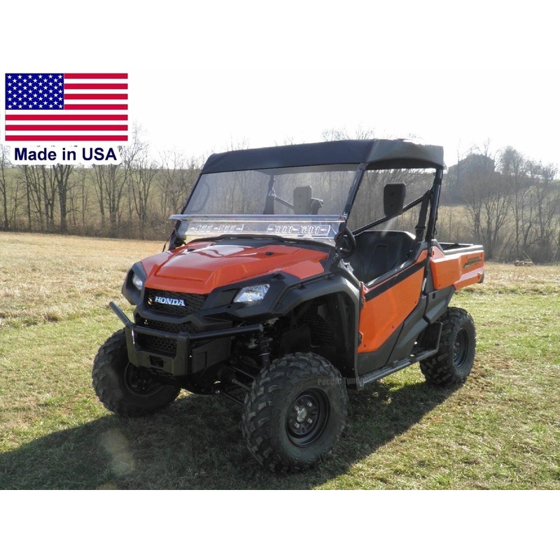 Honda Pioneer HARD WINDSHIELD and ROOF Combo – Canopy – Soft Top – Heavy Duty