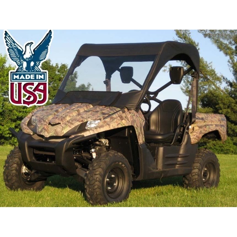 Kawasaki Teryx – VINYL WINDSHIELD and ROOF COMBO – Puncture Proof – Soft Top
