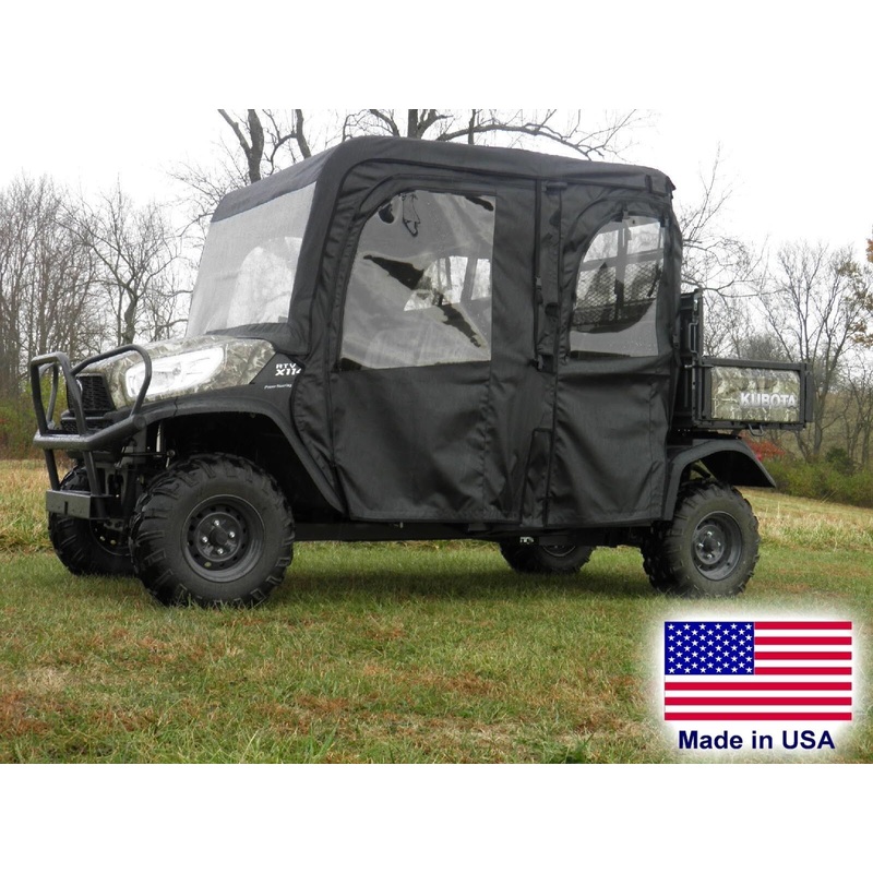 Kubota RTV X1140 Full Enclosure – VINYL WINDSHIELD, Doors, Roof & Rear Window