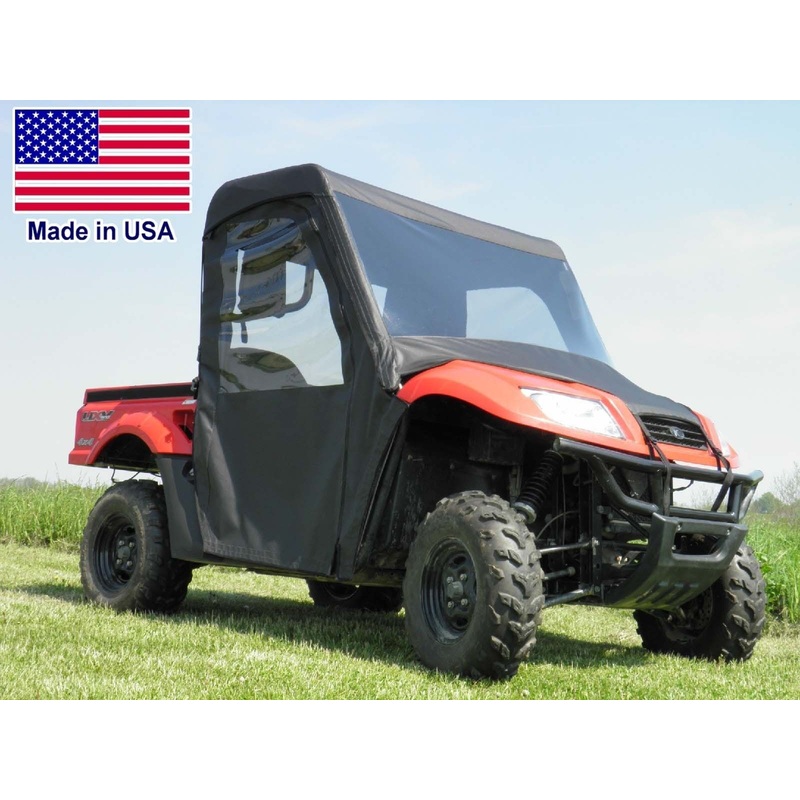 KYMCO 500 / 700 Full Enclosure – VINYL WINDSHIELD, DOORS, ROOF, & REAR WINDOW