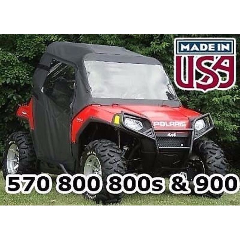 Polaris RZR Full Enclosure – HARD WINDSHIELD, DOORS, REAR WINDOW, and ROOF
