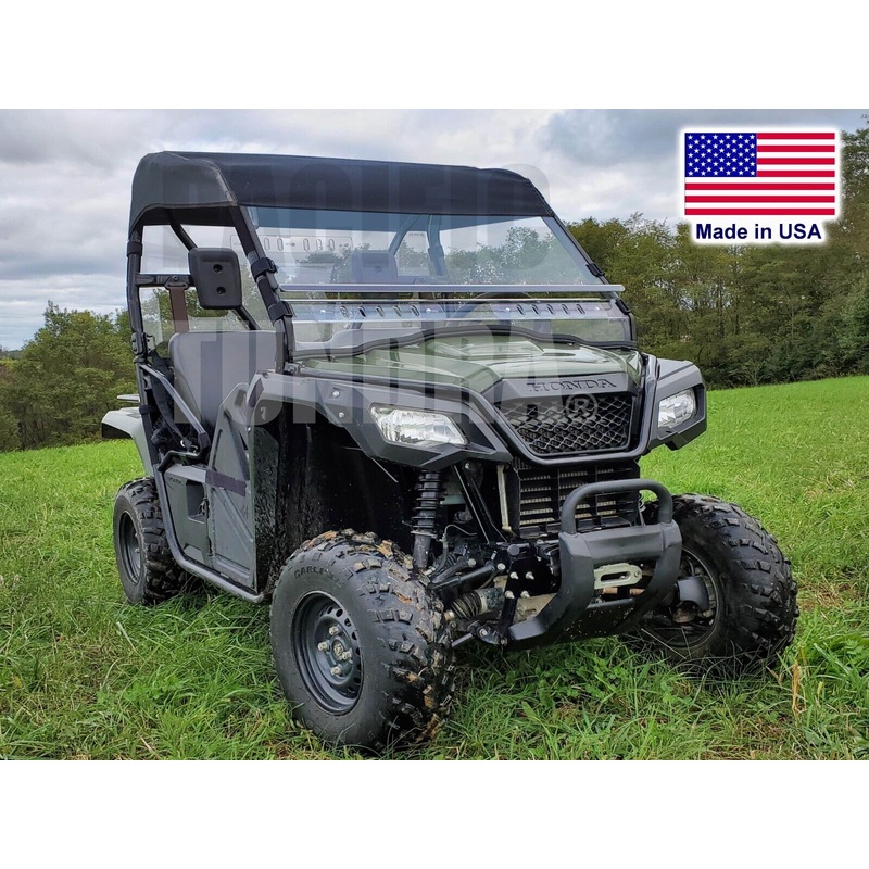 ROOF and HARD WINDSHIELD Combo for Honda Pioneer 500 – Soft Top