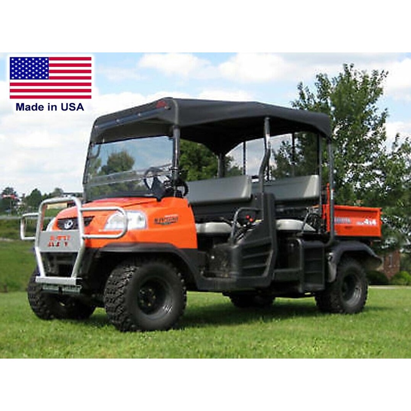 ROOF & HARD WINDSHIELD for Kubota RTV1140 – Soft Top Material – Polycarbonate
