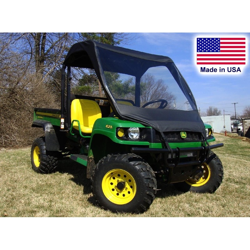 VINYL WINDSHIELD and ROOF Combo for John Deere Gator TS TX & Turf Gator