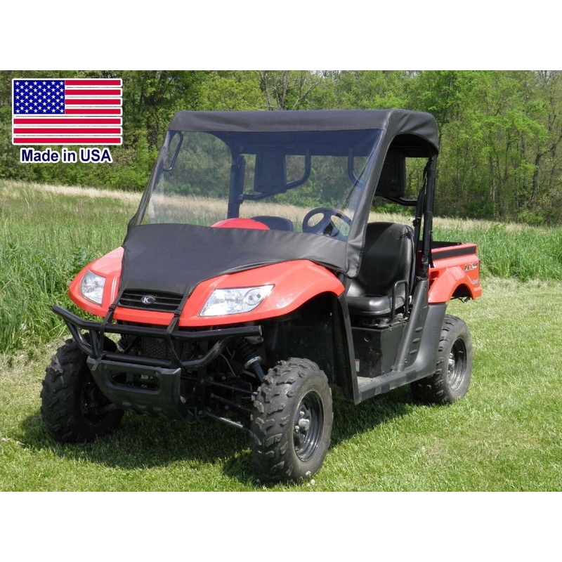 VINYL WINDSHIELD & ROOF COMBO for KYMCO 500 / 700 – Soft Material