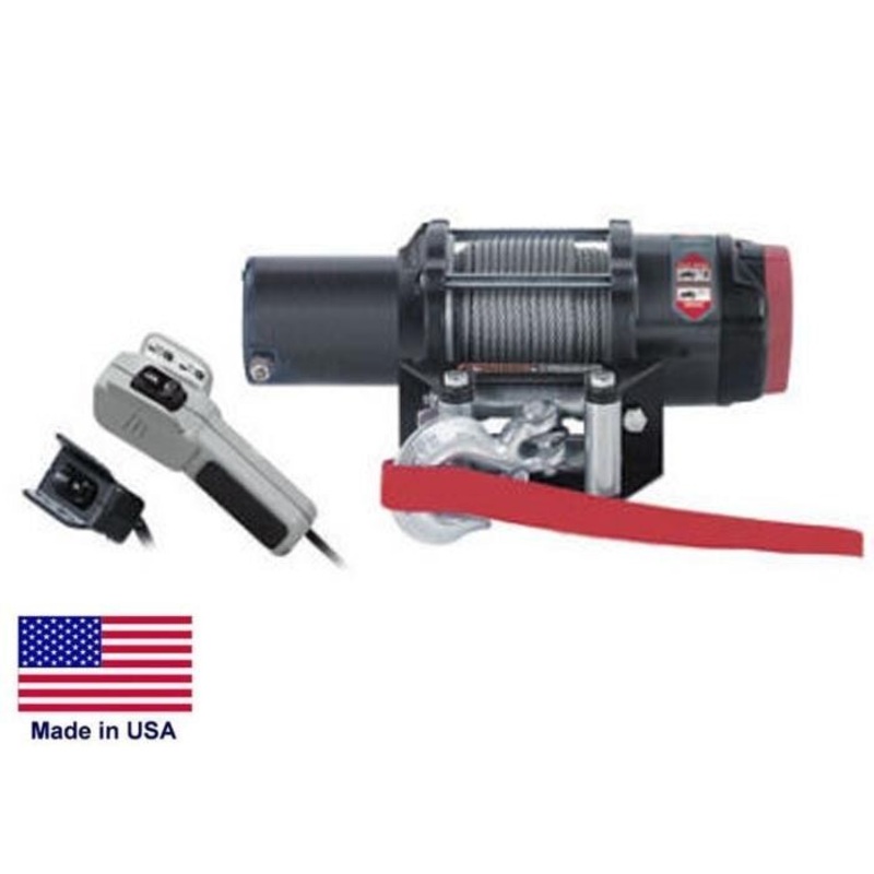 WINCH – Heavy Duty – 12 Volt DC – 1.5 Hp – 4,000 Lb Cap 55 Ft of 7/32 Wire Rope