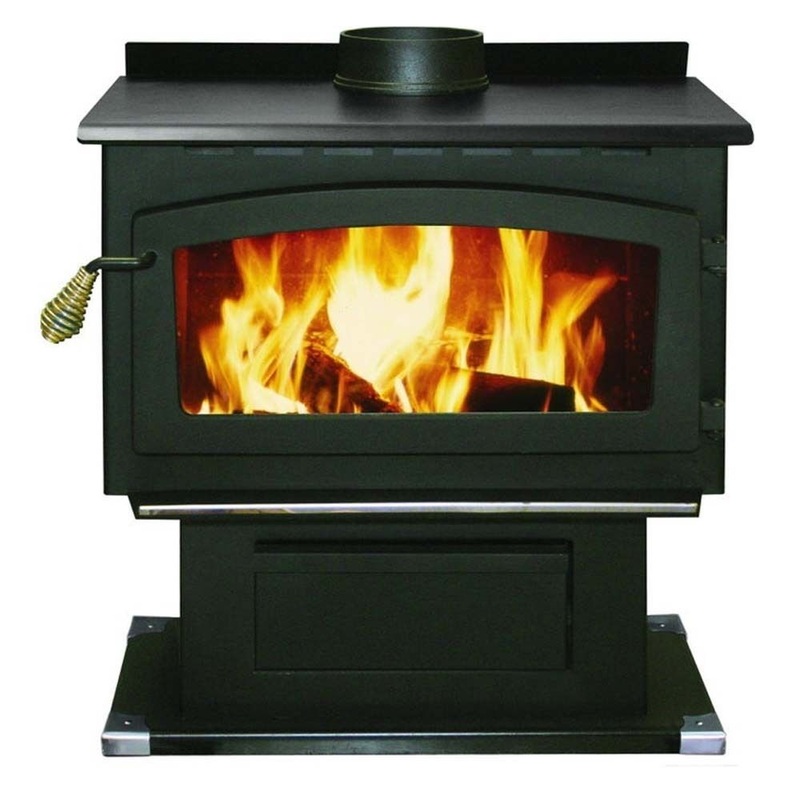 WOOD Burning HEATER – Stove – 104,000 BTU – 2000 Sqft – Blower – 6 to 8 Hour Run