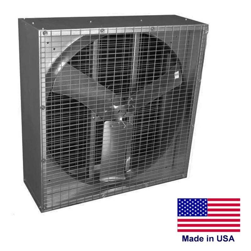 24 AGRICULTURE EXHAUST FAN – 5618 CFM – 115/230V – 1 Ph – 1/2 HP – Direct Drive