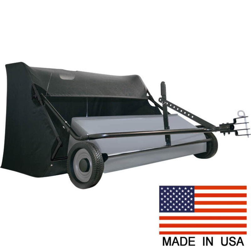 50 LAWN SWEEPER – 26 Cubic Ft – Pull Behind – 12 Wheels – Industrial Grade