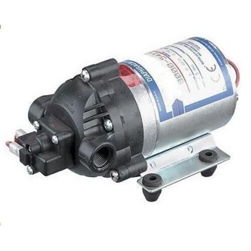 7,200 GPH 2 DIAPHRAGM PUMP – 12Volt – 1 GPM @ 60 PSI – 3450 RPM – 3 Hp – 75 PSI