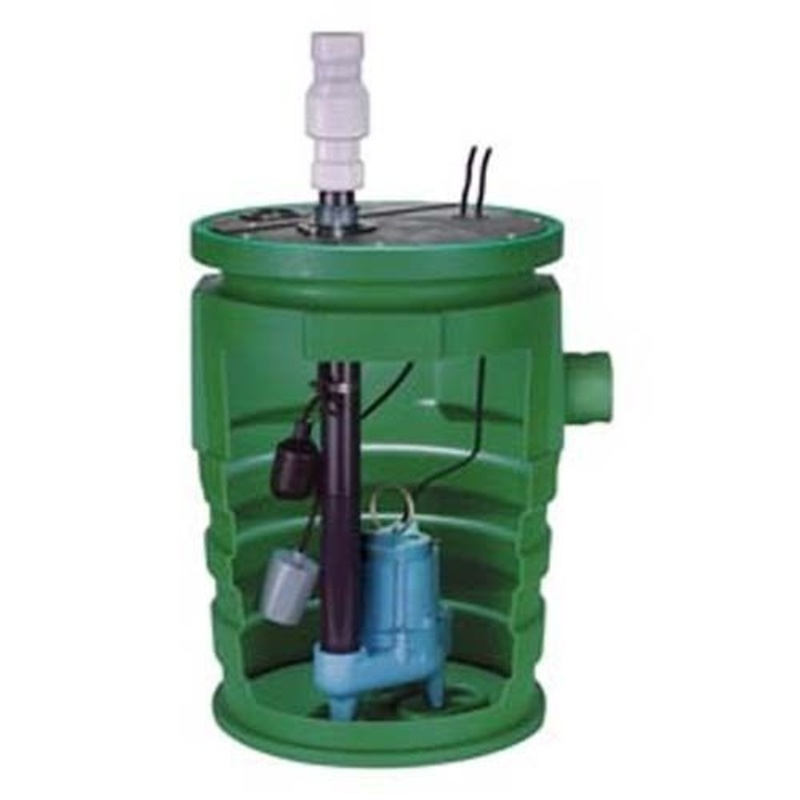 Complete Sewage Pump Ejector System – 2 Out – 115V, 1Ph, 13A, 4/10 HP, 80 GPM