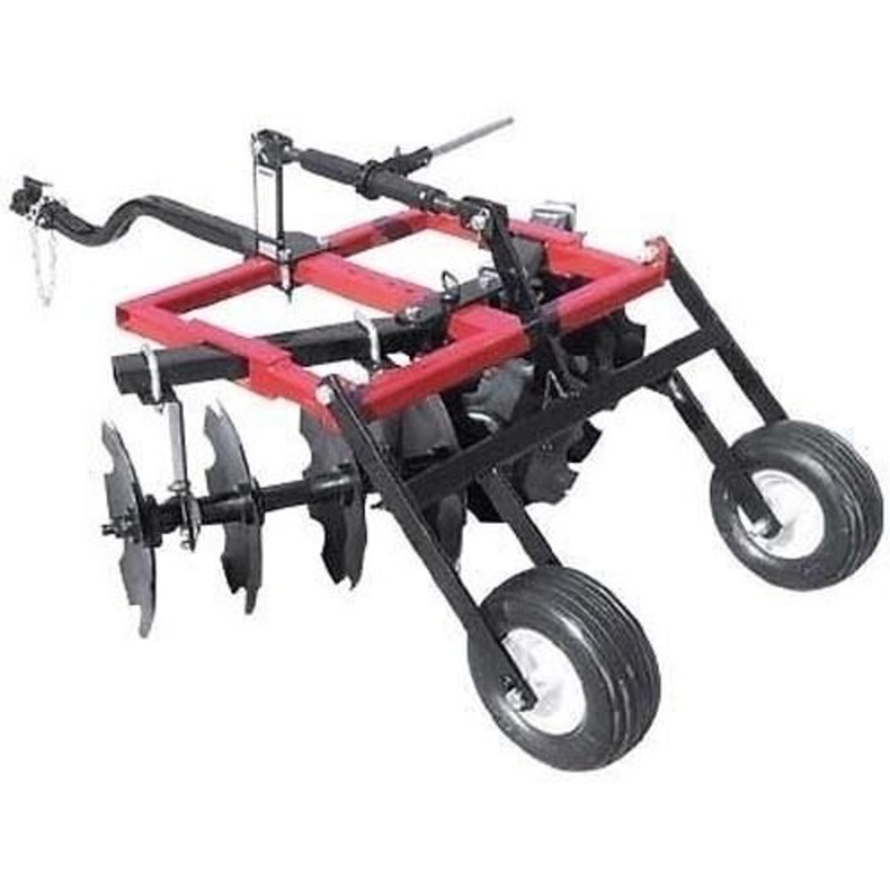 DISC CULTIVATOR Harrow – Tow Behind ATV UTV & Compact Tractor – 4.3 Ft Cut Width